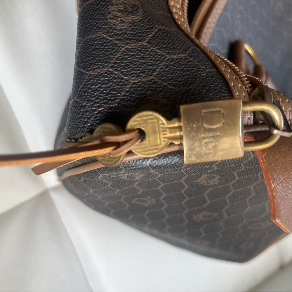 Christian Dior Boston Bag AUTH with lock & key - Picture 9 of 12